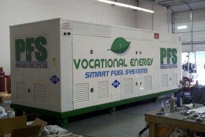 Custom Lettering and Logos on a mobile unit