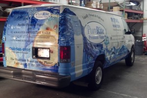 Purerite Drinking Water Van Wrap