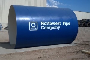 Northwest Pipe Co. Safety Tunnel Lettering