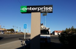 Enterprise Pole Sign