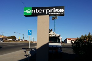 Enterprise Pole Sign